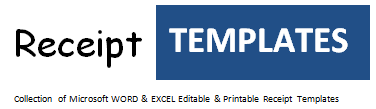 Receipt Templates - Sample Receipt Templates